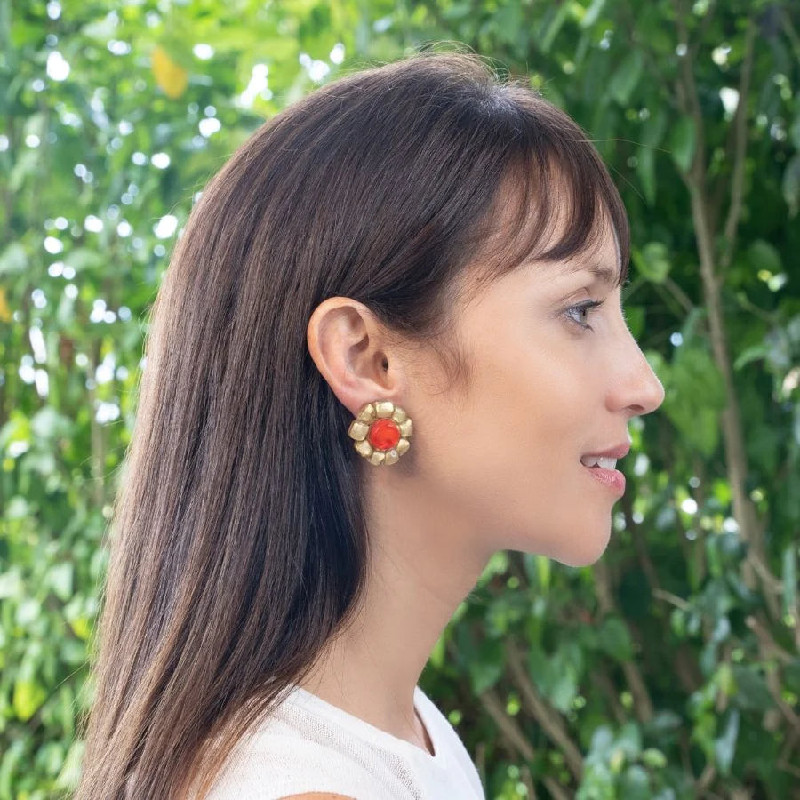 Boucles Petra Fraise - Dominique Denaive