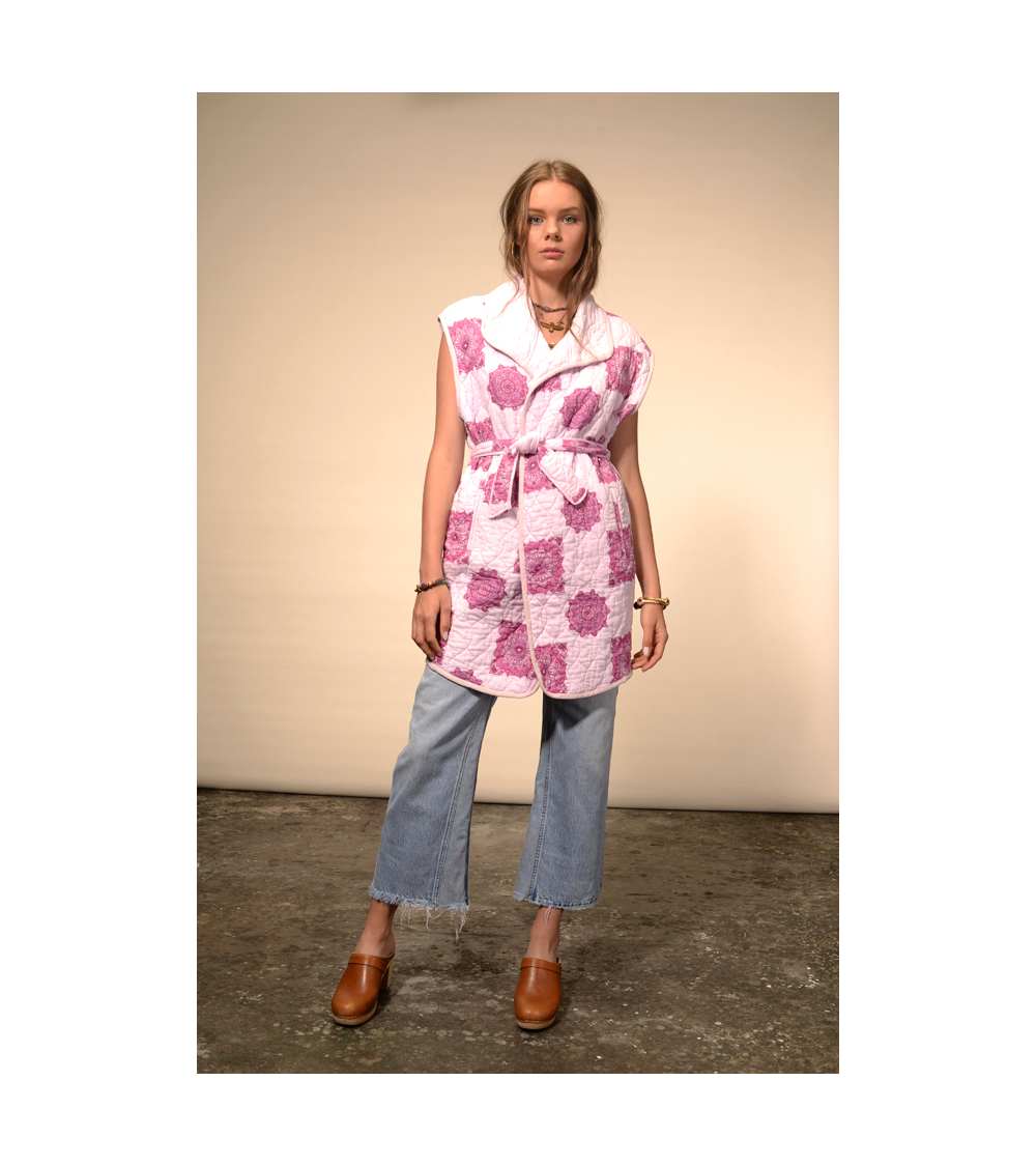 Kimono rose Mandala Kali - V de Vinster