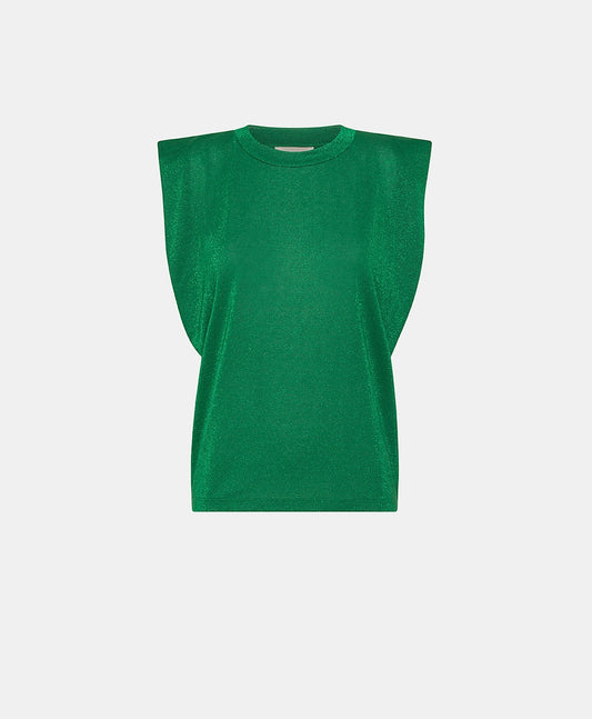 T-shirt Enna vert émeraude en Lurex