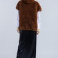 Poncho Ecofur Hazelnut - Phisique du Role