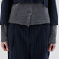 Veste Fines Rayures Navy et Gris - Phisique du Role
