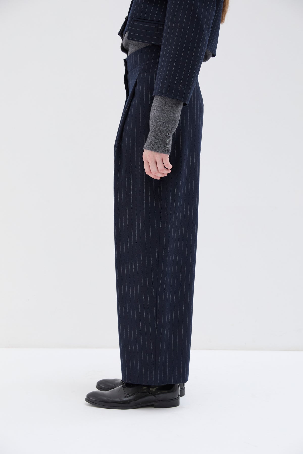 Pantalon Kyoto Fines Rayures Navy - Phisique du Role