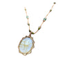 Collier tibétain court Rutile Gold - Sharing