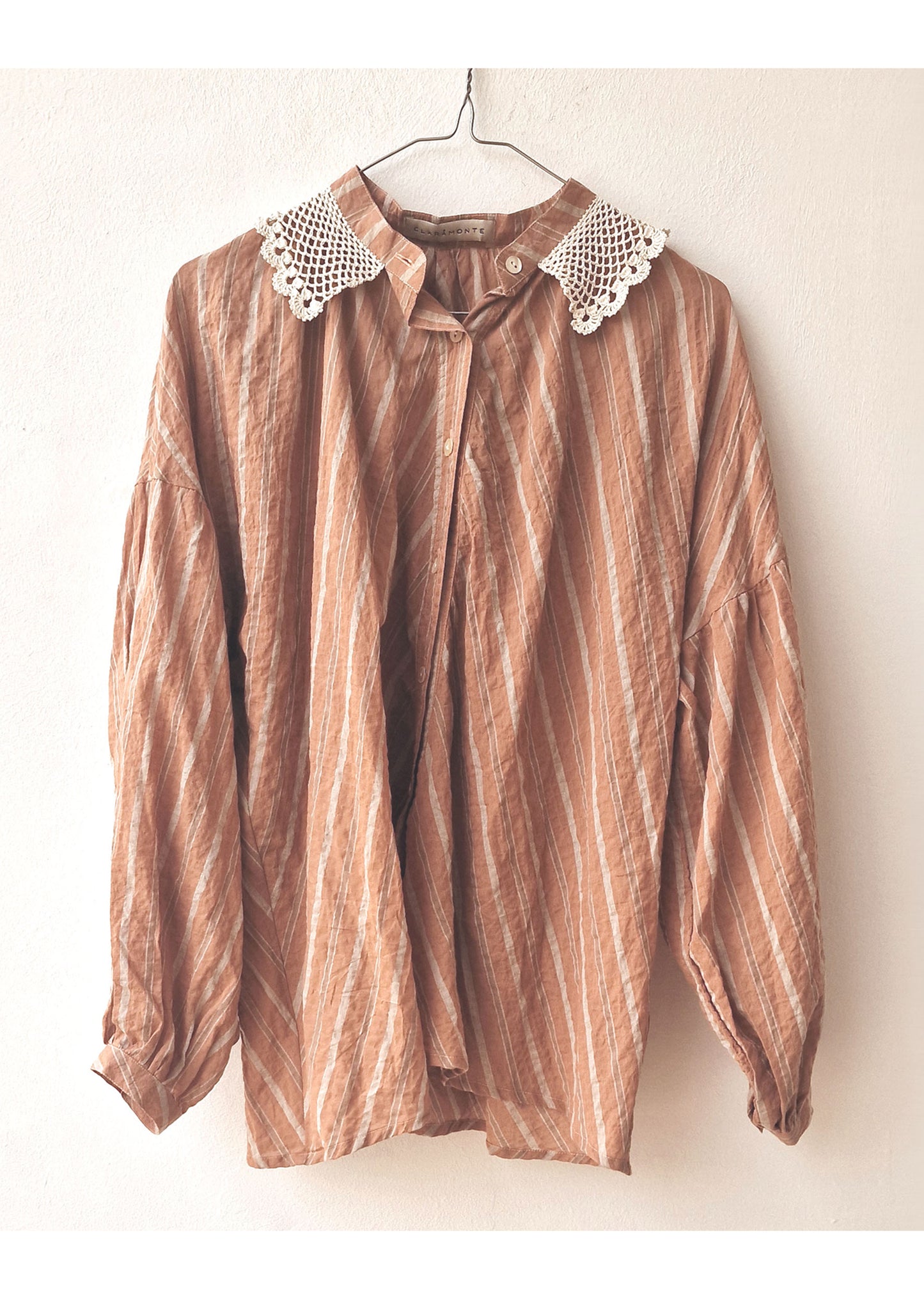 Chemise Delice Crochet Pink - Claramonte