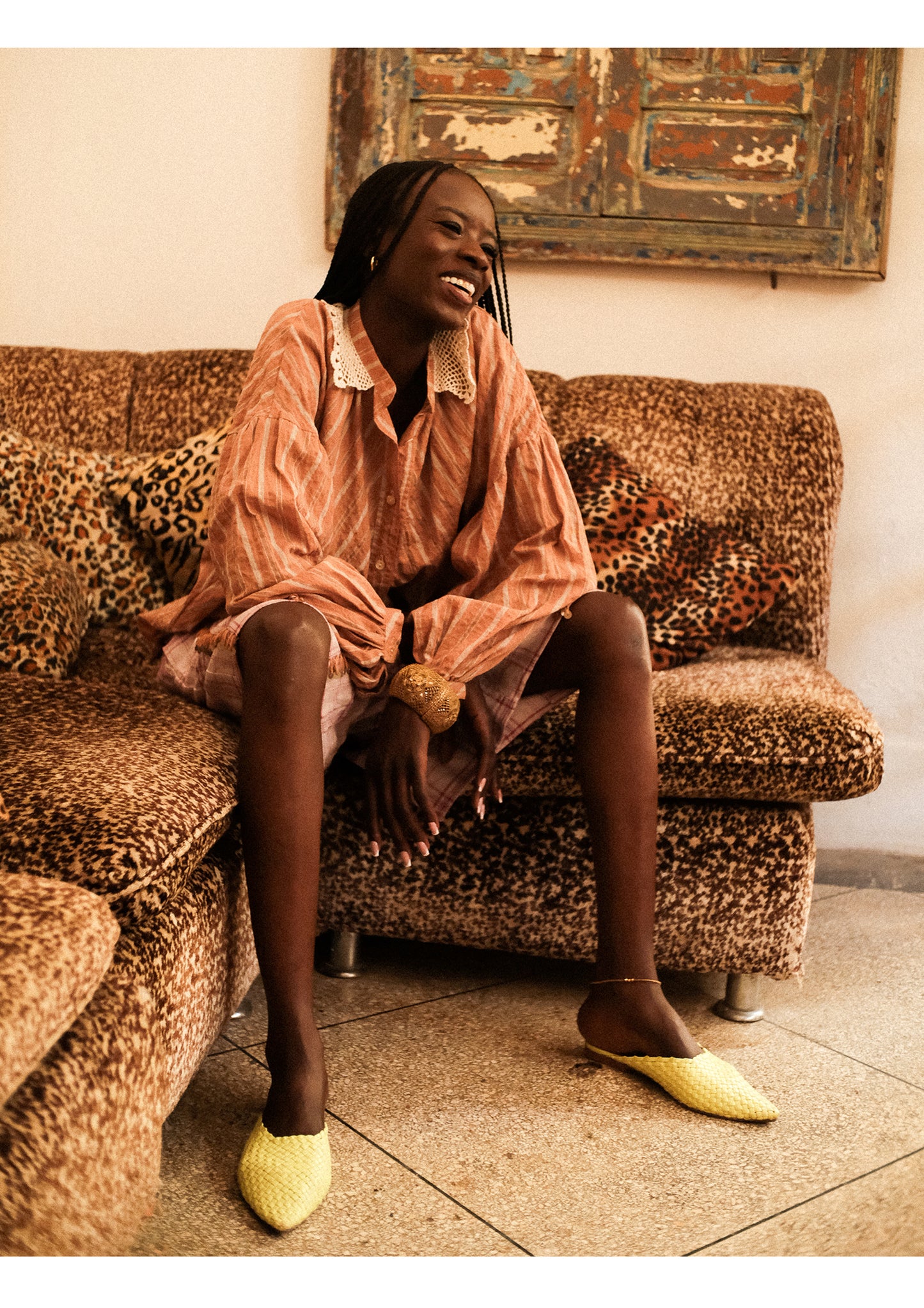 Chemise Delice Crochet Pink - Claramonte