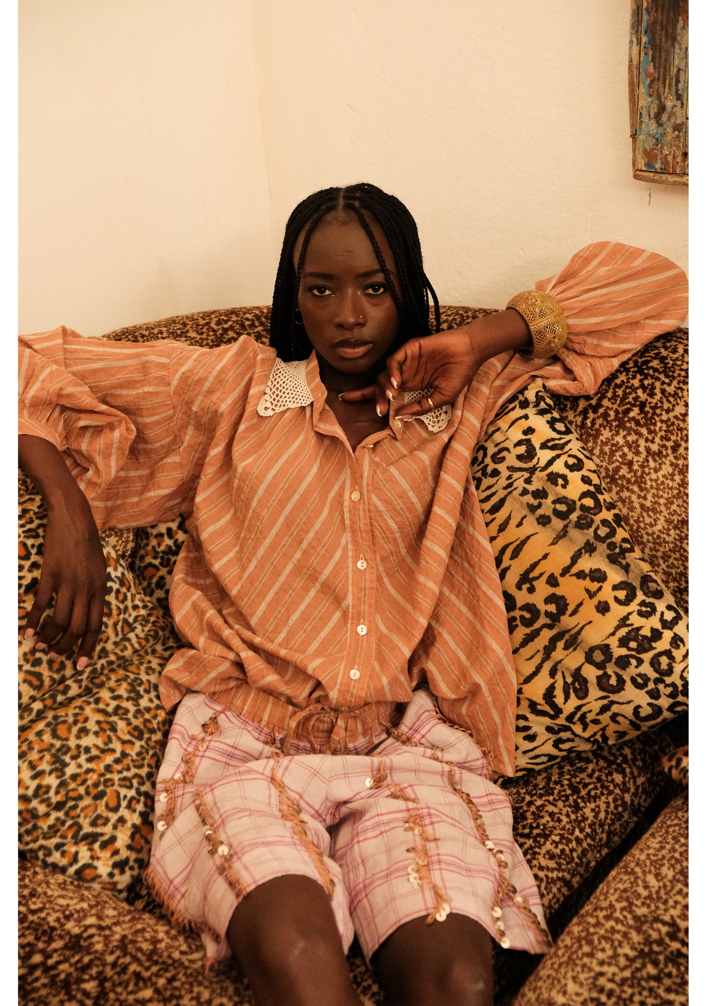 Chemise Delice Crochet Pink - Claramonte