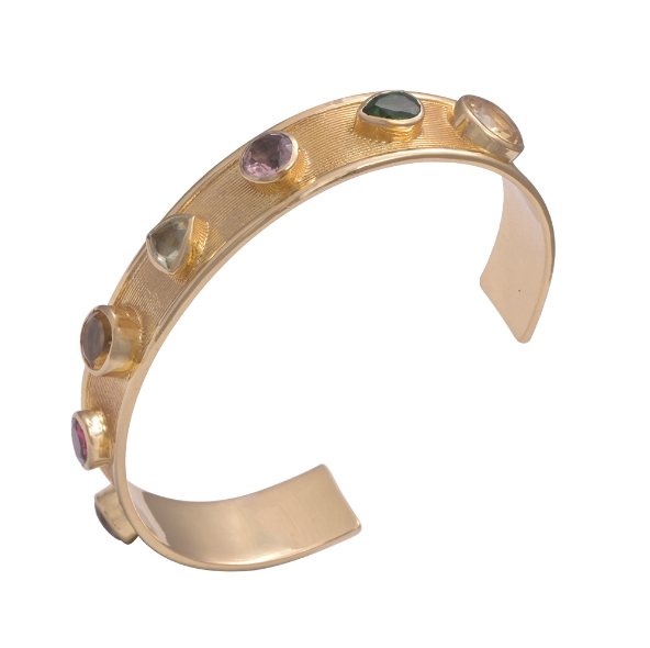 Jonc Cuff Stone M - Dorothée Sausset