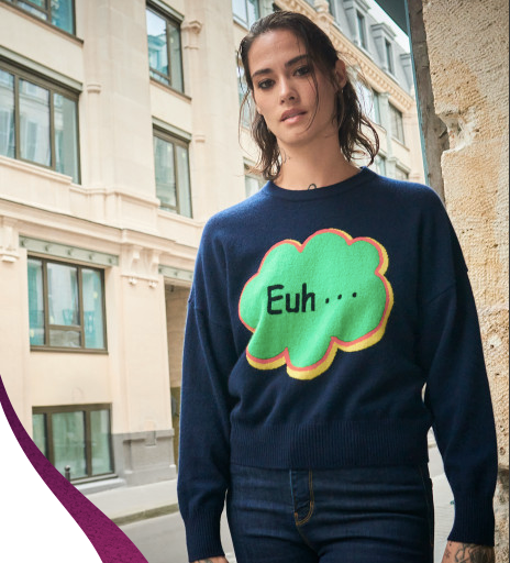 Pull en Cachemire EUH...- Mad Luv