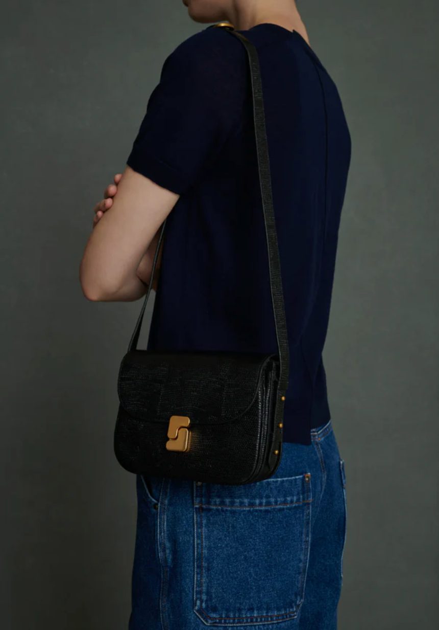 Sac Bellissima Mini Lézard Noir - Soeur