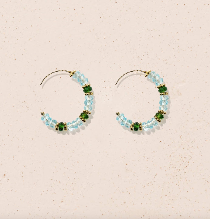 Boucles d'Oreilles Amara Bicolores - Tityaravy