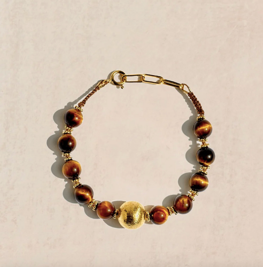 Bracelet Samhita Oeil de Tigre - Tityaravy