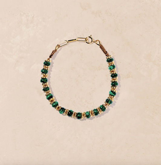 Bracelet Seda Malachite - Tityaravy