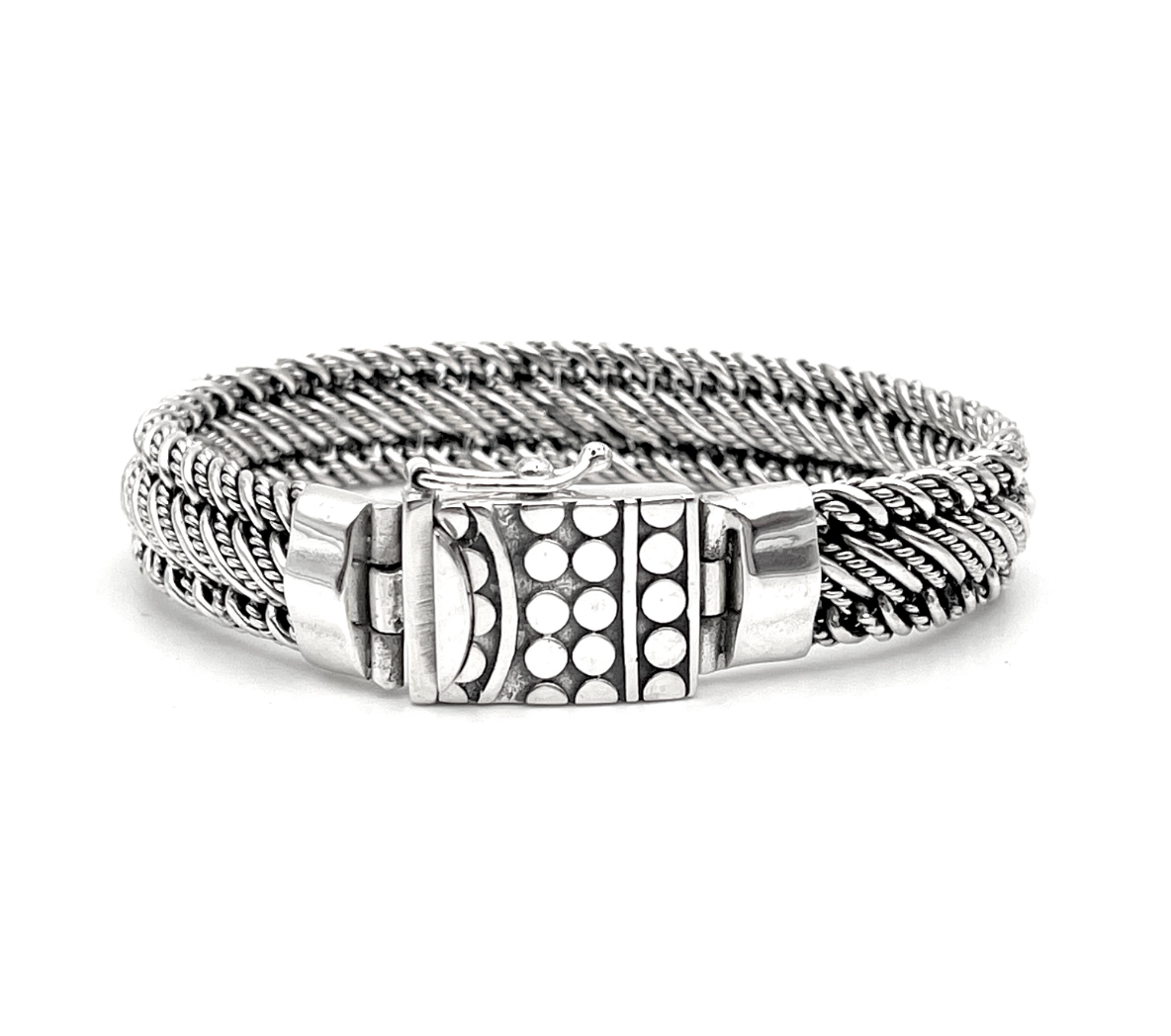 Bracelet Maille Tressée Argent - Jalan Jalan