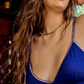 Bustier Charlye Navy Vichy - La Nouvelle