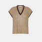 Tricot Anhui Lurex Multirayures Rose - Momoni