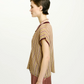 Tricot Anhui Lurex Multirayures Rose - Momoni