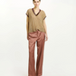 Tricot Anhui Lurex Multirayures Rose - Momoni