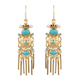 Boucles Emily Turquoise - Dorothée Sausset