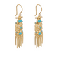Boucles Emily Turquoise - Dorothée Sausset