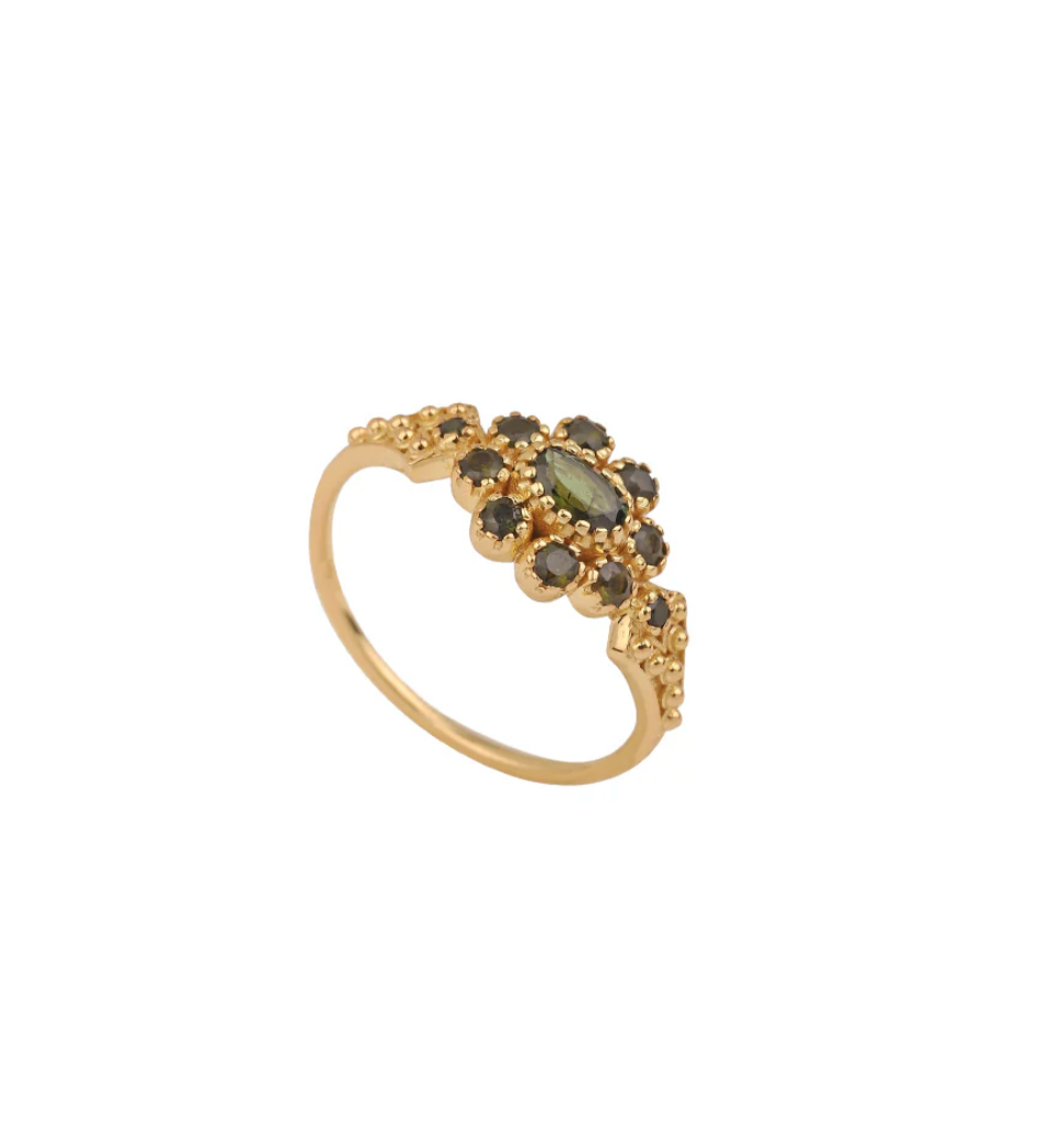 Bague Anne Tourmaline verte - Dorothée Sausset