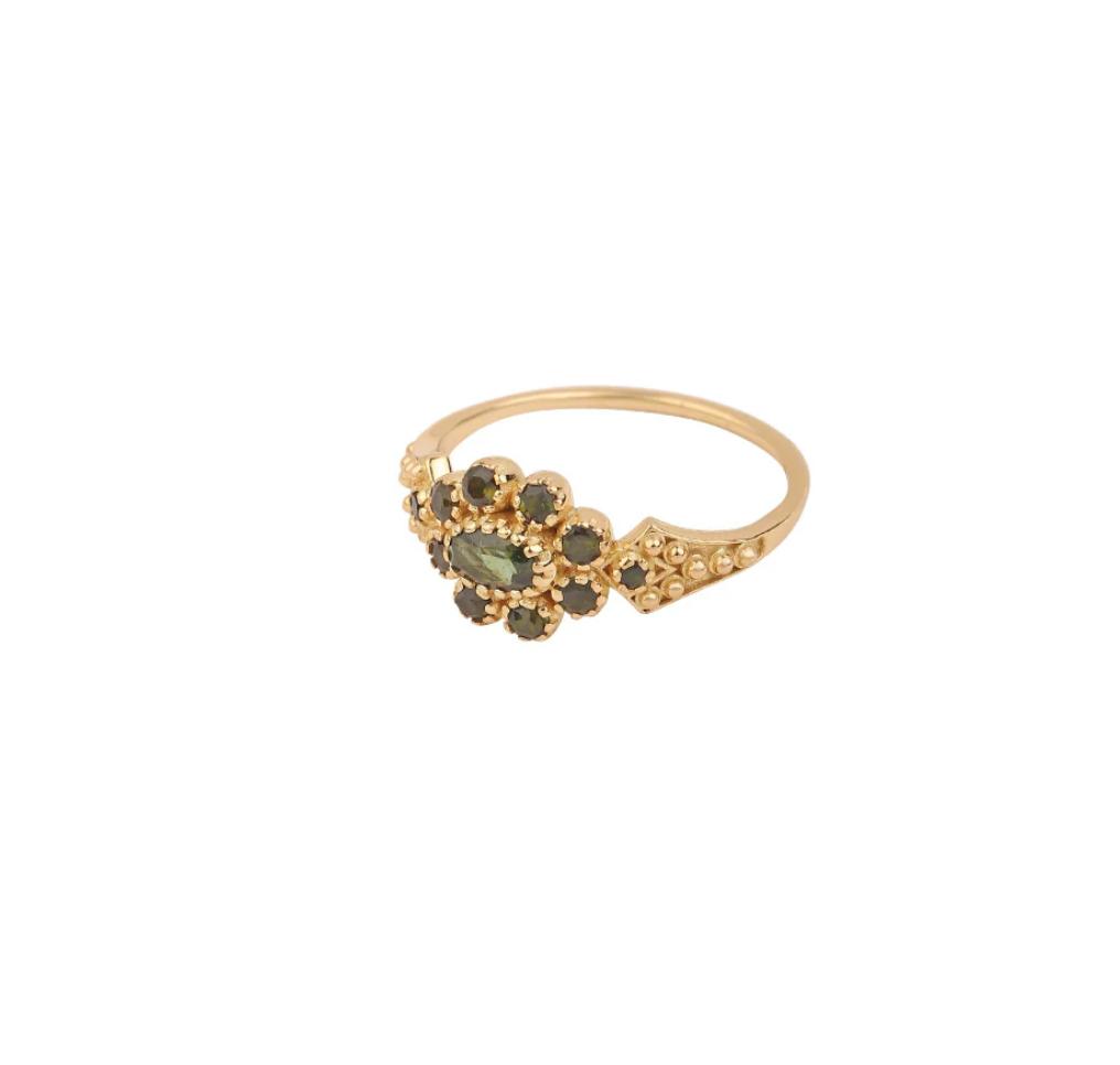 Bague Anne Tourmaline verte - Dorothée Sausset