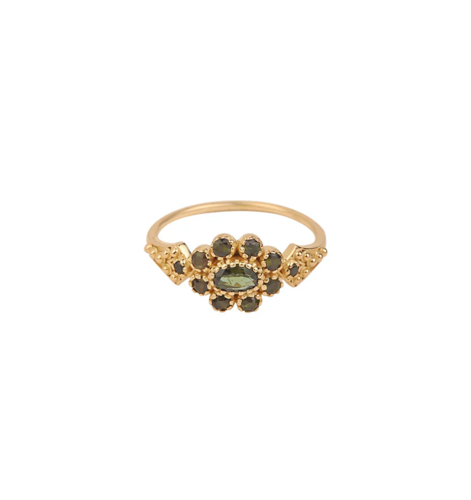 Bague Anne Tourmaline verte - Dorothée Sausset