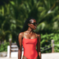 Maillot Claire Red Shiny - La Nouvelle