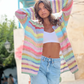 Little Jacket Resille Pastels - Rose Carmine