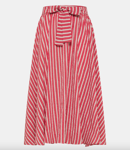 Jupe Caiana Crème/Rouge - Momoni
