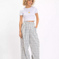 Pantalon Cargo à Carreaux Usha - V de Vinster