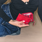 Portefeuille Mini Bob Python Rubis - Claris Virot