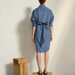 Robe Lily Long Storm Blue - Mare di Latte