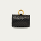 Etui Airpods Pro Jamie Python Noir/Or - Claris Virot