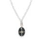 Sautoir Octave Argent Onyx Noir - Room Service