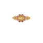 Bague Anne Citrine Grenat - Dorothée Sausset