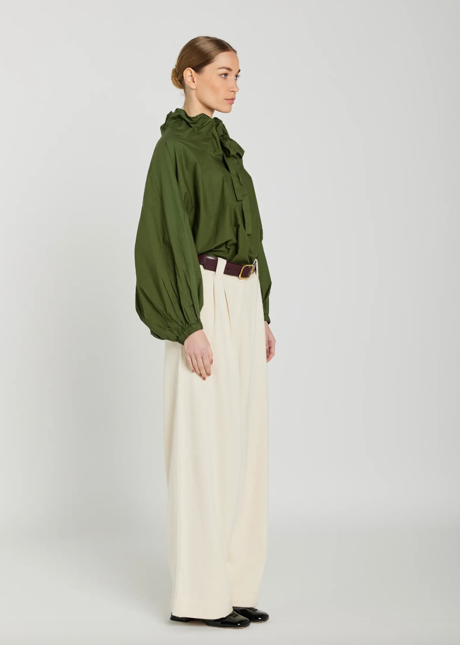 Blouse Clara Olive - V de Vinster