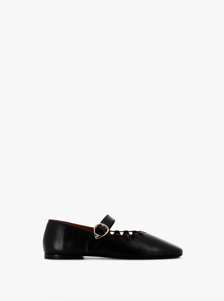 Ballerine Ginger Noir - Socque