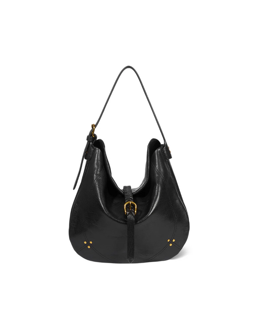 Sac Luis Chèvre Noir Grainé - Jérôme Dreyfuss