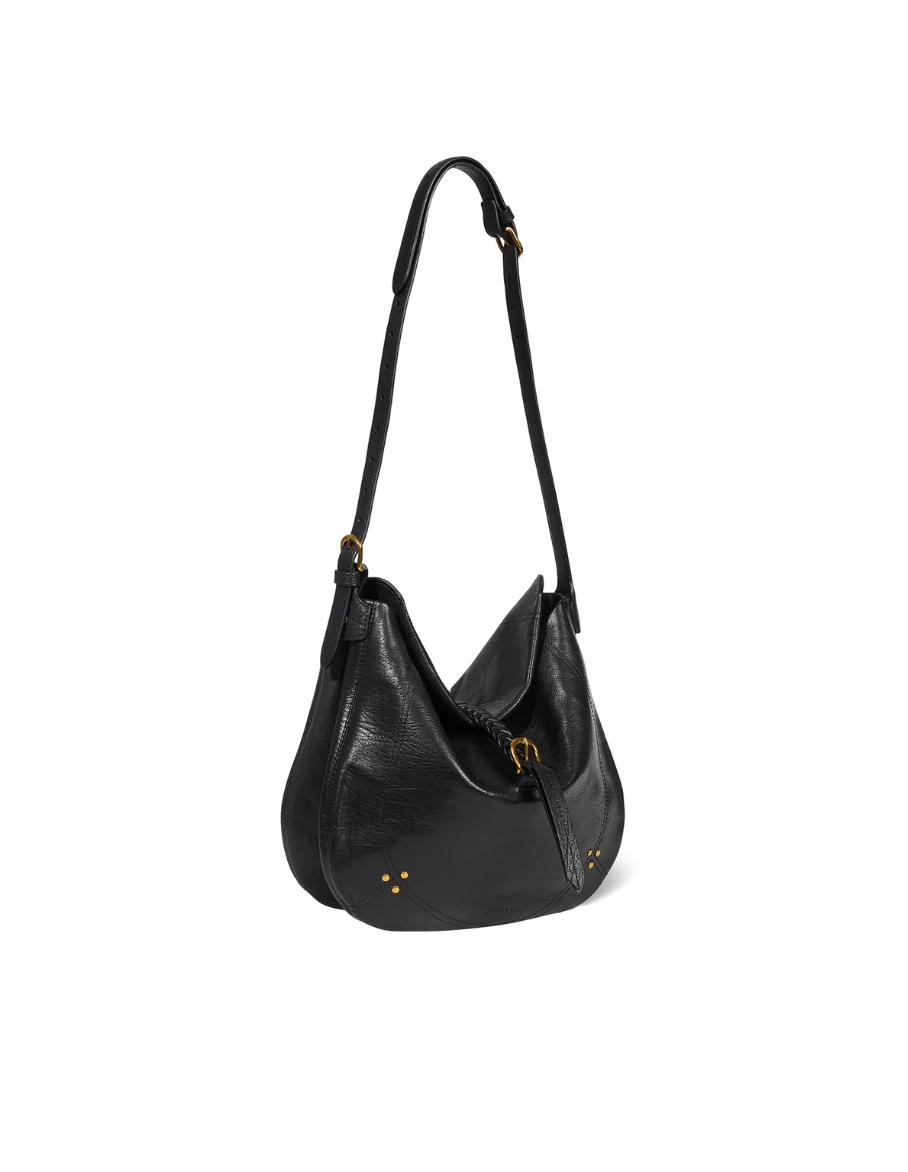 Sac Luis Chèvre Noir Grainé - Jérôme Dreyfuss