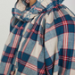Blouse Tartan Bleu Abril - V de Vinster