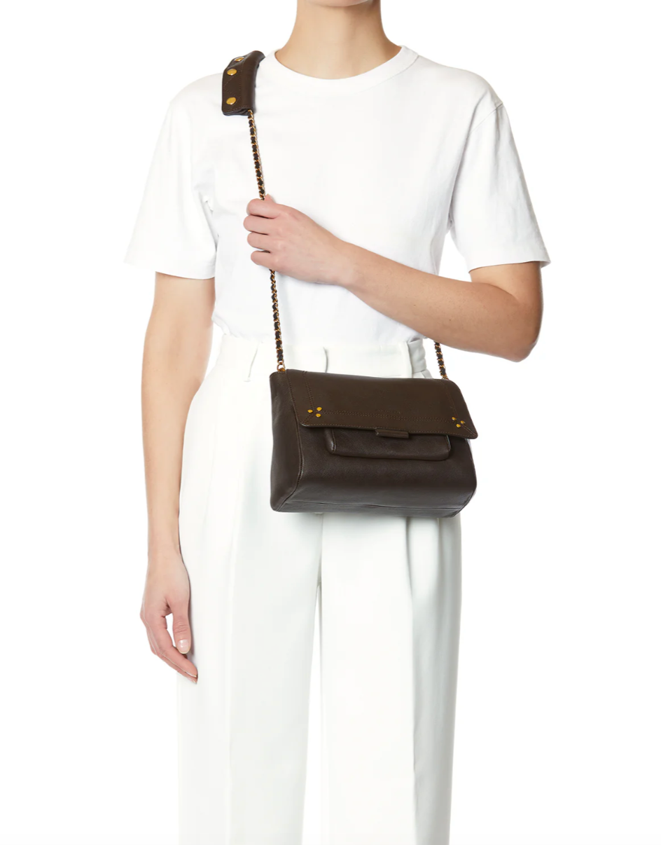 Sac Lulu M Buffle Moka - Jérôme Dreyfuss