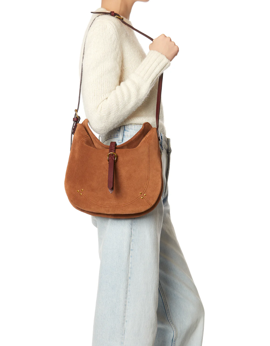 Sac Luis Croûte Velours Caramel - Jérôme Dreyfuss
