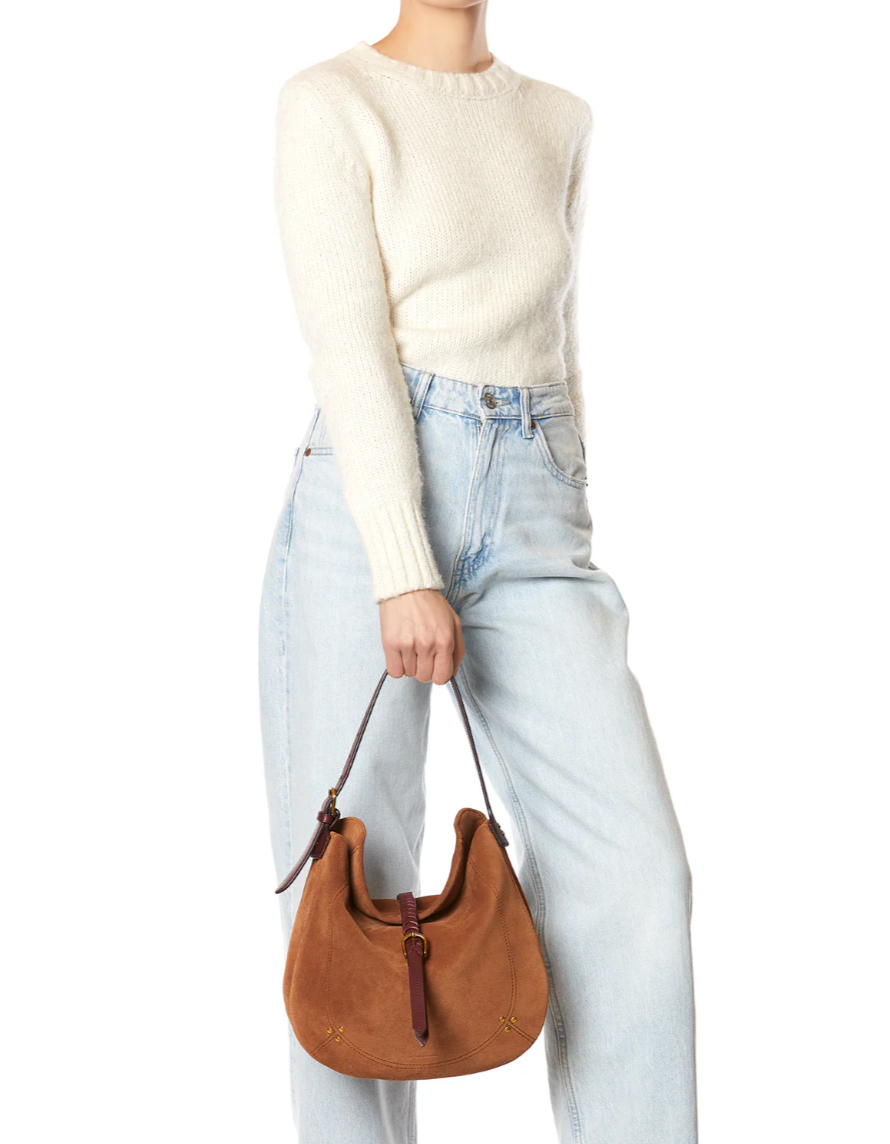 Sac Luis Croûte Velours Caramel - Jérôme Dreyfuss
