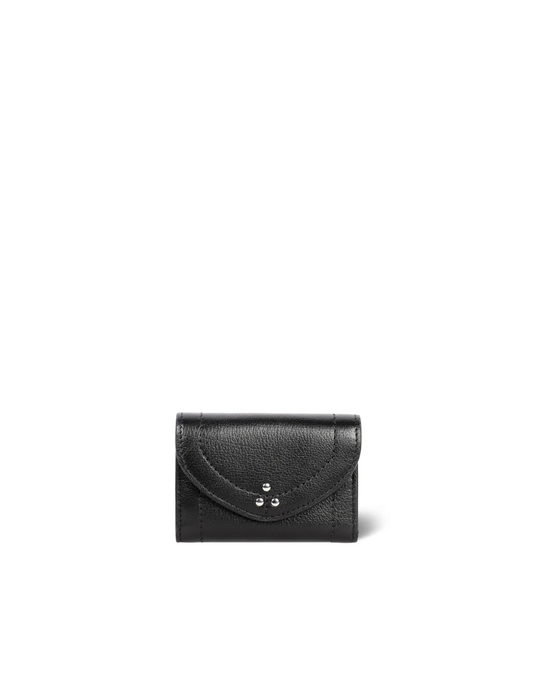 Portefeuille Helmut Buffle Noir Silver - Jérôme Dreyfuss