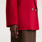 Manteau Evelyn Laine Rouge - Momoni
