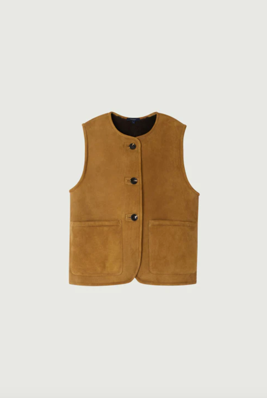 Blouson Duomo Kaki Doré/Marron - Soeur