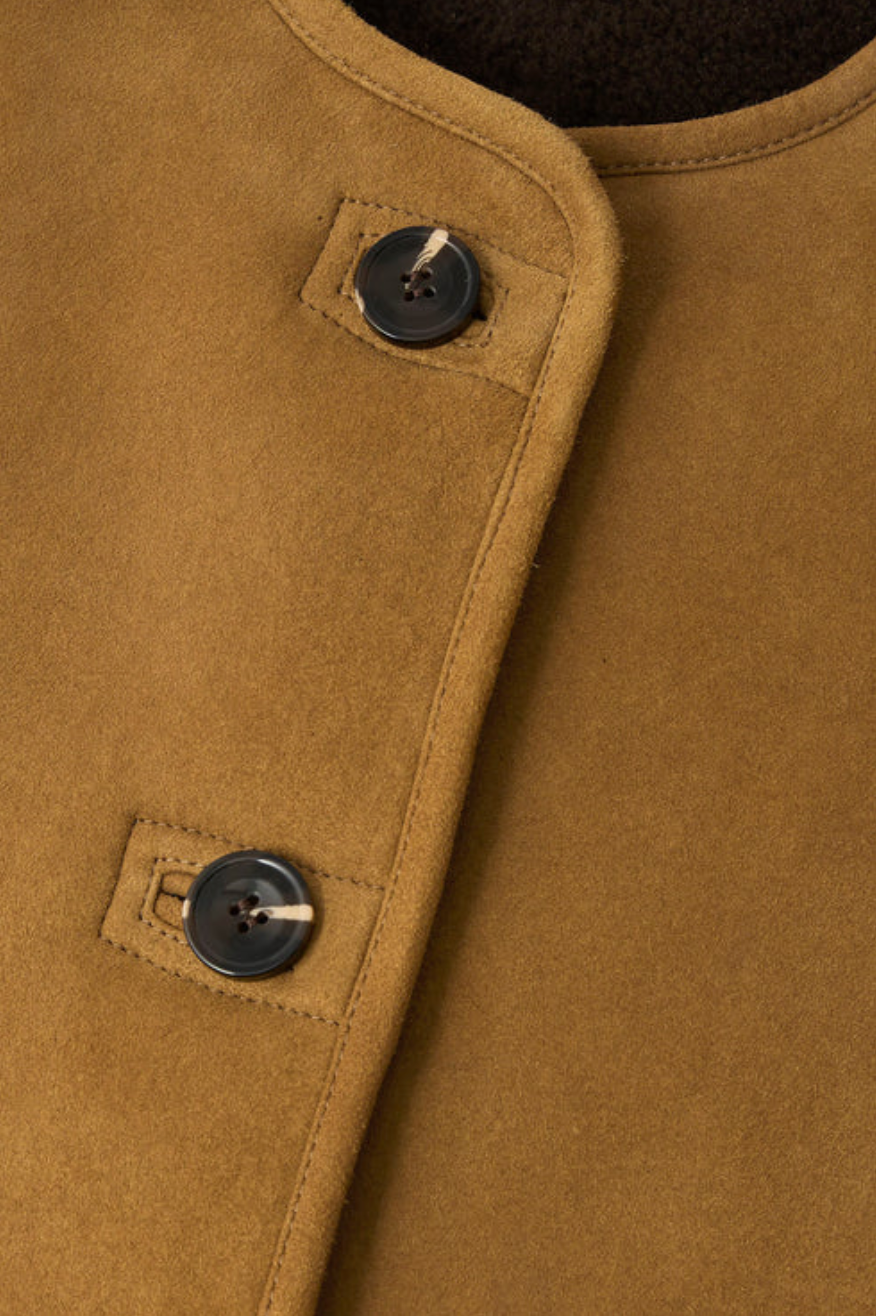 Blouson Duomo Kaki Doré/Marron - Soeur