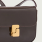Sac Bell Very Mini Vernis Marron Foncé - Soeur