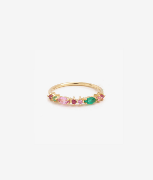 Bague Gaïa 2 Rouge - Sophie d'Agon