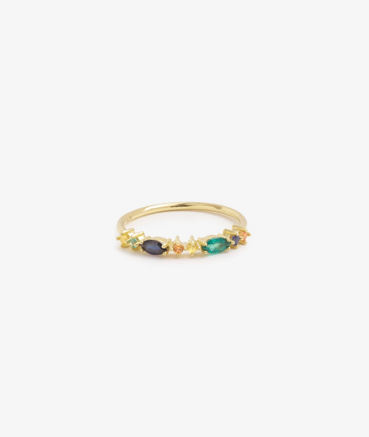 Bague Gaïa 2 Verte - Sophie d'Agon